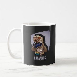 Funny Sloth Gaaaames! Cute Video Gamer Cartoon Coffee Mug