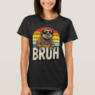 Funny Sloth Graphic Meme Lover Bruh Sloth Lovers  T-Shirt