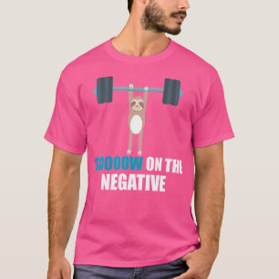 Funny Sloth Gym Fitness Weights Lifting T-Shirt