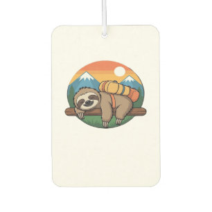 Funny Sloth Hiking Classic T-Shirt_1 Car Air Freshener