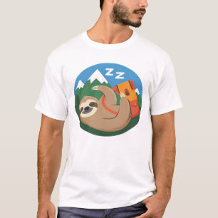Funny Sloth Hiking Classic T-Shirt_2 T-Shirt