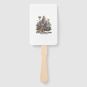 Funny Sloth Hiking Classic T-Shirt_7 Hand Fan