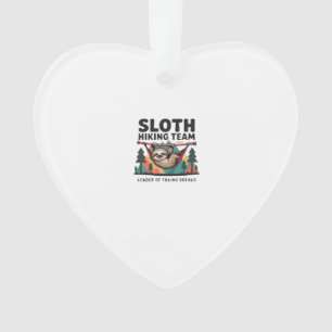 Funny Sloth Hiking - This funny sloth hiking gift  Ornament