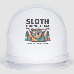 Funny Sloth Hiking - This funny sloth hiking gift  Snowglobe