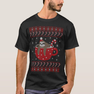 Funny Sloth Hot Chocolate Christmas For Women Men T-Shirt