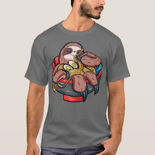 Funny Sloth In Ramen Soup Bowl Ramen Noodles Premi T-Shirt