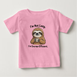 Funny Sloth Kids T-Shirt – I’m Not Lazy I’m Energy