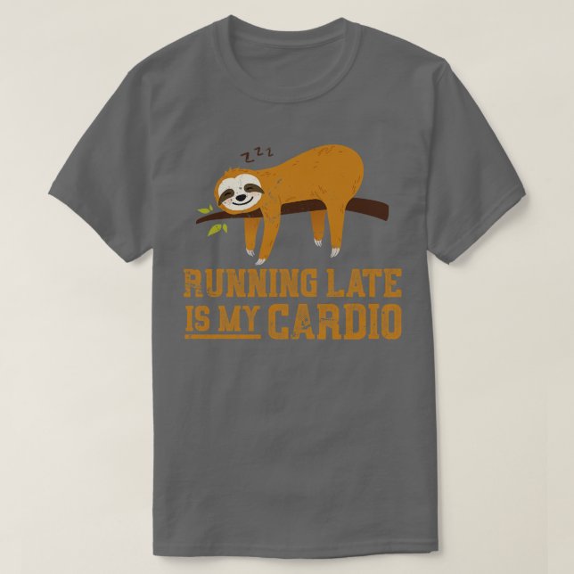 Funny Sloth Lazy Animal Gift Sleeping T-Shirt (Design Front)