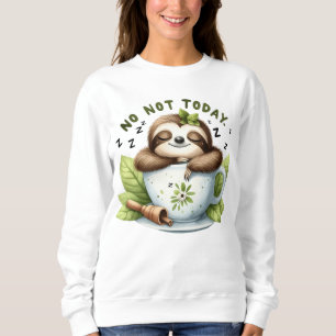 Funny sloth lovers word art sweatshirt