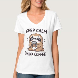 Funny sloth lovers word art  T-Shirt