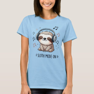 Funny sloth lovers word art  T-Shirt