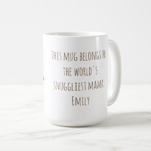 Funny Sloth Mum "Nap Like a Sloth" Cute Mum Gift Coffee Mug