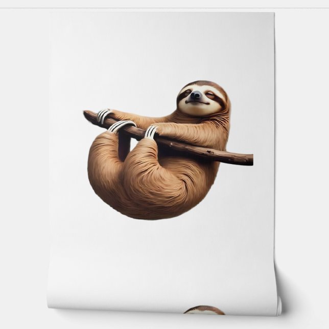 Funny Sloth on a Tree � Just Make It to Friday Cla Wallpaper (Unrolling)