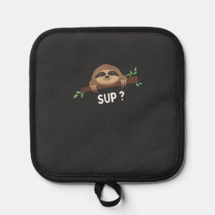 Funny Sloth Saying _ Sloth Costume _ Pet Animal Sl Pot Holder