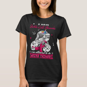 Funny Sloth Sickle Cell Anemia Warrior T-Shirt