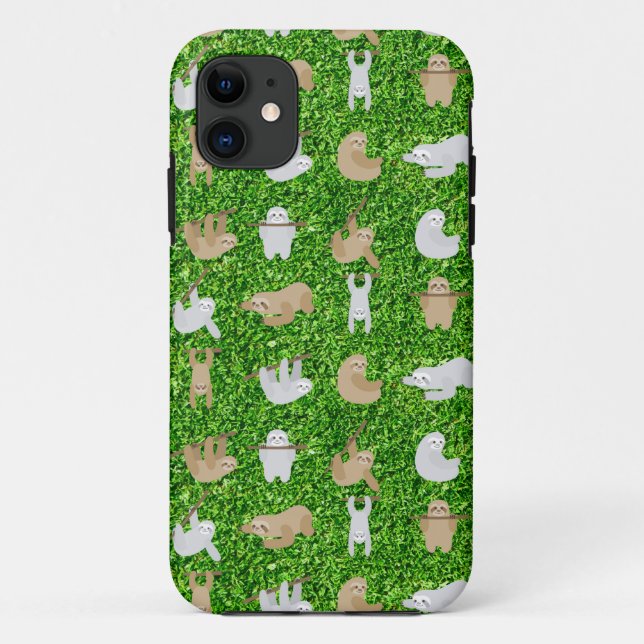 funny sloths Case-Mate iPhone case (Back)