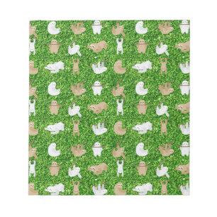 funny sloths notepad