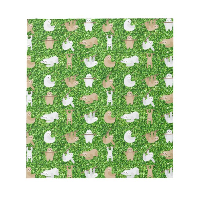 funny sloths notepad (Front)