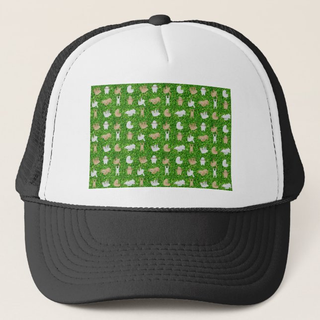 funny sloths trucker hat (Front)