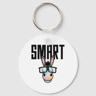 Funny Smart Donkey Horseback Riding Lover Gift For Key Ring