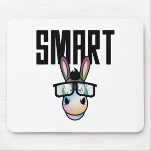 Funny Smart Donkey Horseback Riding Lover Gift For Mouse Mat
