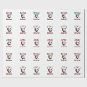 Funny Smart People Cow Vintage Engraving T-Shirt D Wrapping Paper