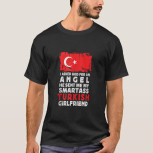 Funny Smartass Turkish Girlfriend Turkey Flag Tank