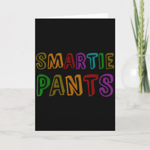 Funny Smartie Pants S College Kids Six Seven Rocks Card