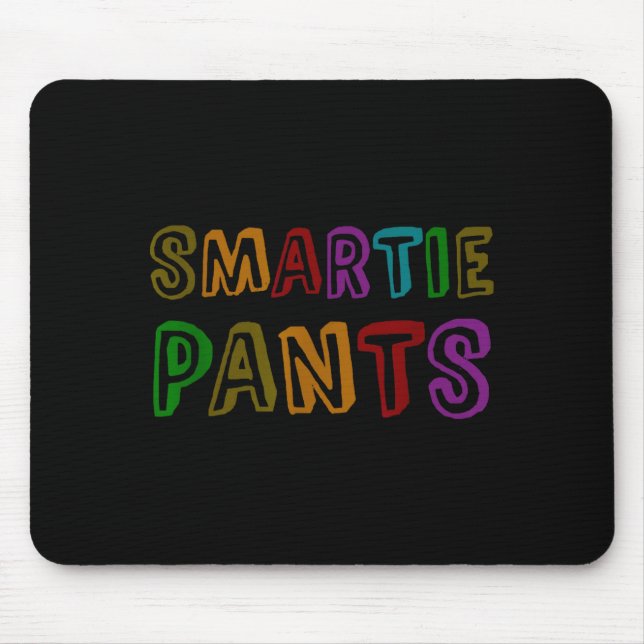 Funny Smartie Pants S College Kids Six Seven Rocks Mouse Mat (Front)
