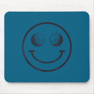 Funny Smile Golf Ball Men Women Cute Player Golfer Mouse Mat
