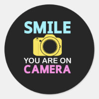 Funny Smile You Are Camera Sticker