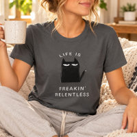 Funny Smoking Cat Trendy Quote Sarcastic Humour