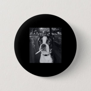 Funny Smoking Dog Meme Cigarette Gen Z Meme Dog Lo 6 Cm Round Badge
