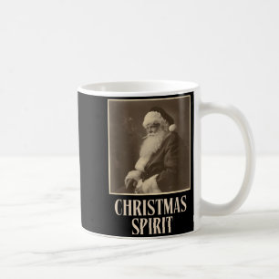 Funny Smoking Santa Claus Christmas Srit Vintage Coffee Mug