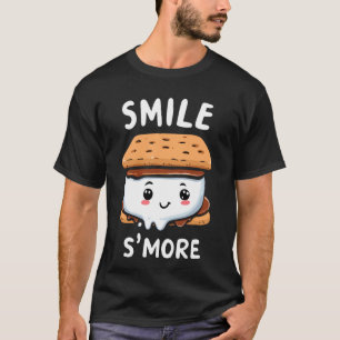 Funny Smore Marshmallow & Campfire Camping Humour T-Shirt