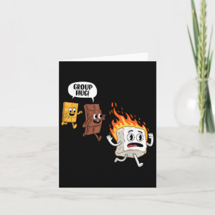 Funny Smores Camping Roasting Outdoor Adventure Lo Card