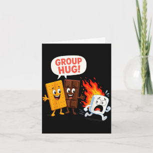 Funny s'mores marshmallow card