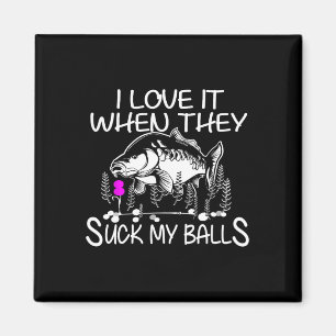 Funny Smutty Fisher Carp Fishing  Magnet