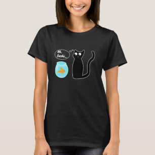 Funny Snaccidents Happen Oh Sushi Cat Goldfish Gl T-Shirt