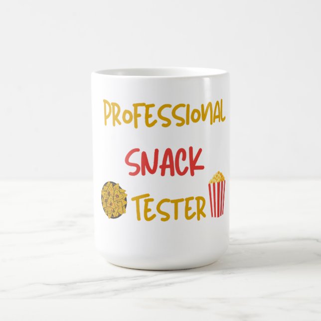 Funny Snack Lover Mug Professional Snack Tester  (Center)