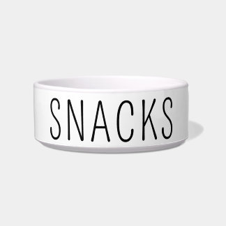 Funny Snacks Dog Bowl