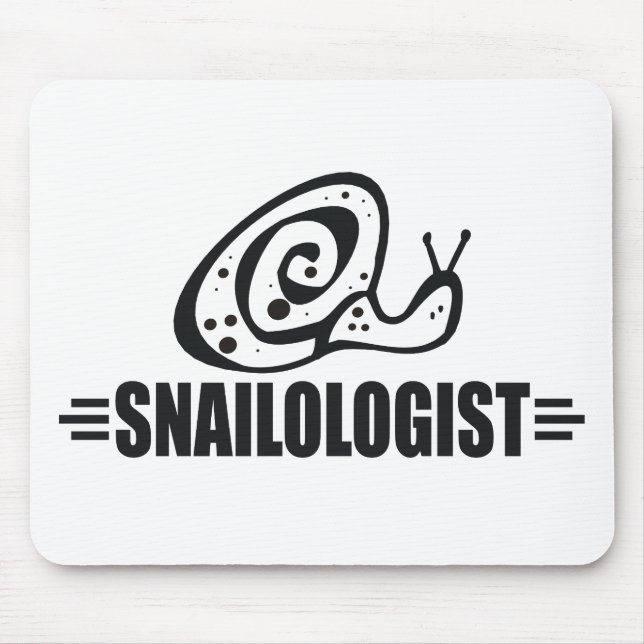 Funny Snail Mouse Mat (Front)