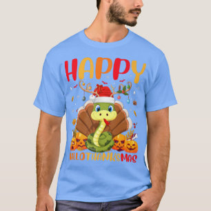Funny Snake Animal Lover Happy Snake HelloThanksMa T-Shirt