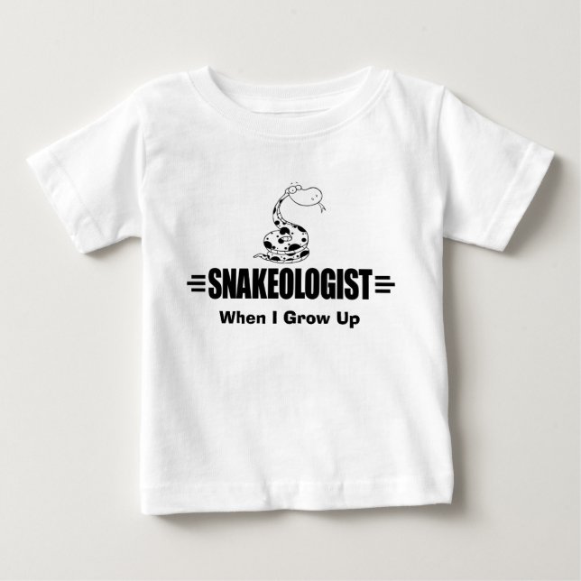 Funny Snake Baby T-Shirt (Front)