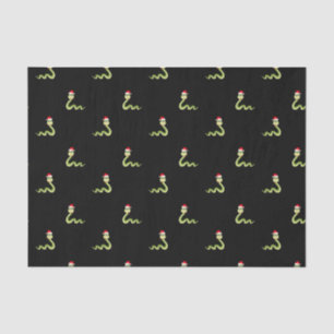 Funny Snake Santa Claus Hat Merry Christmas Xmas Tissue Paper