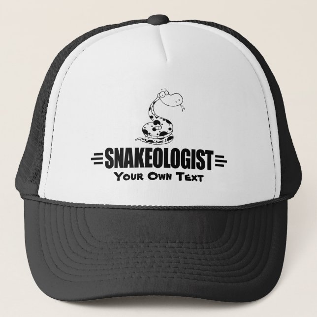 Funny Snake Trucker Hat (Front)