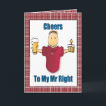 Funny Snarky Birthday Card - Husband or Boyfriend<br><div class="desc">Does your husband or boyfriend appreciate a good laugh?  This funny and snarky card can be personalised with his name and message to add a custom touch!</div>