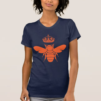 Funny Snarky Orange Queen Bee Logo Custom T-Shirt