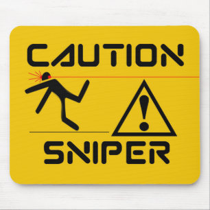 Funny Sniper Mouse Mat