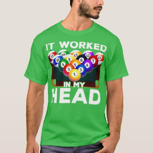 Funny Snooker Player Pool Billiard T-Shirt